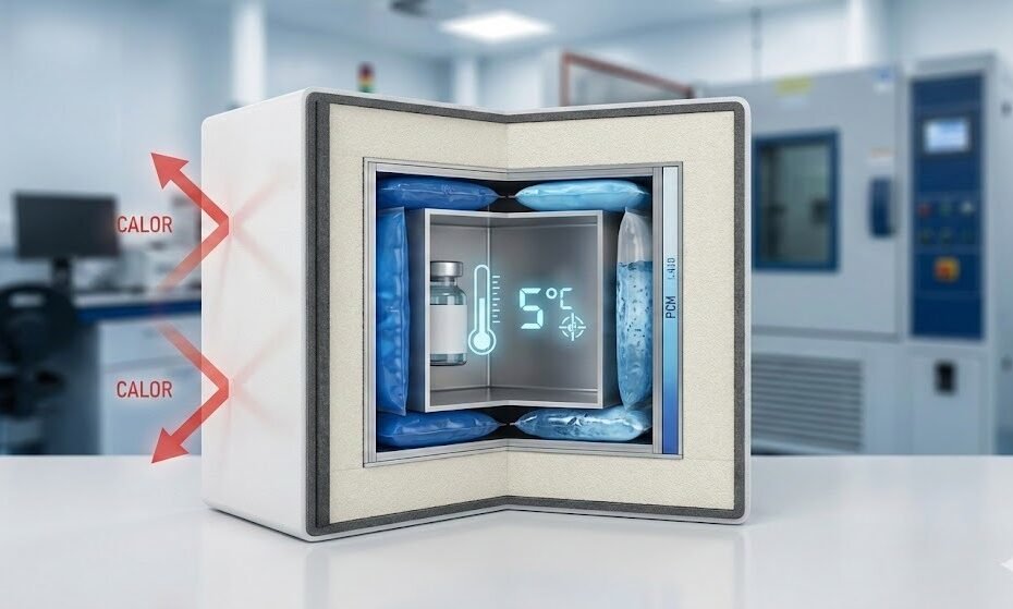 Processo de Validação de Embalagens Térmicas em laboratório.